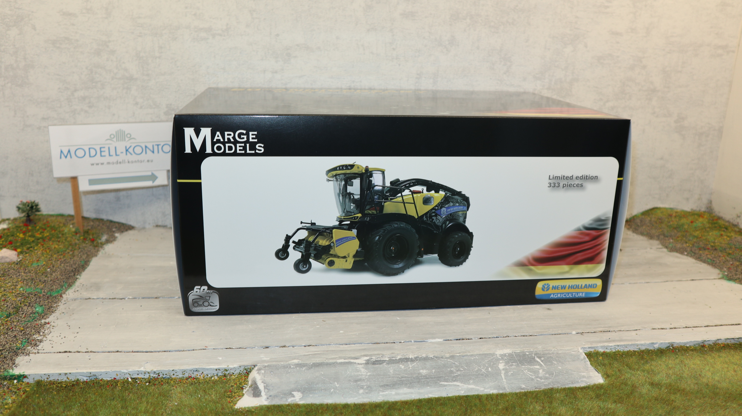 MarGe 2202-02 in 1:32, New Holland FR780 Harvester Demo Tour Germany edition, nur 333 Stück, NEU in OVP
