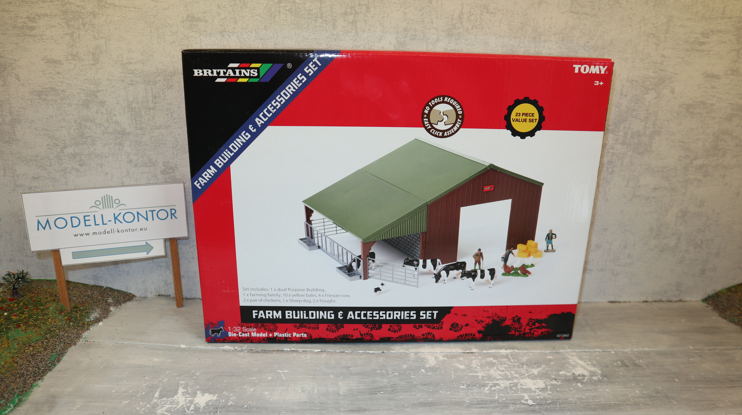 Britains 43139 in 1:32, Farm Set mit 23 Teilen, NEU in OVP