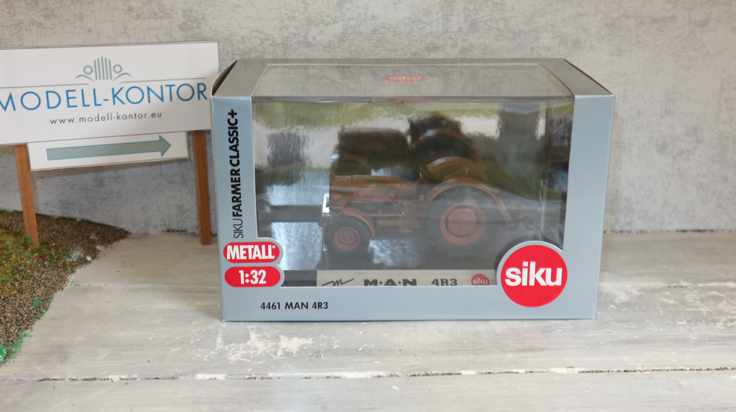 Siku 4461 in 1:32, MAN 4R3 "Dirty", Siku Classic+, NEU in OVP