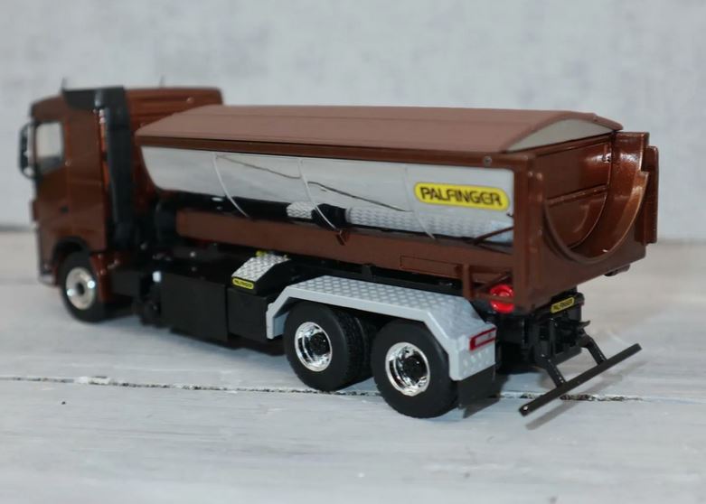 WSI 02-2192 in 1:50, VOLVO FH4, Abroller PALFINGER mit Thermomulde, NEU in OVP