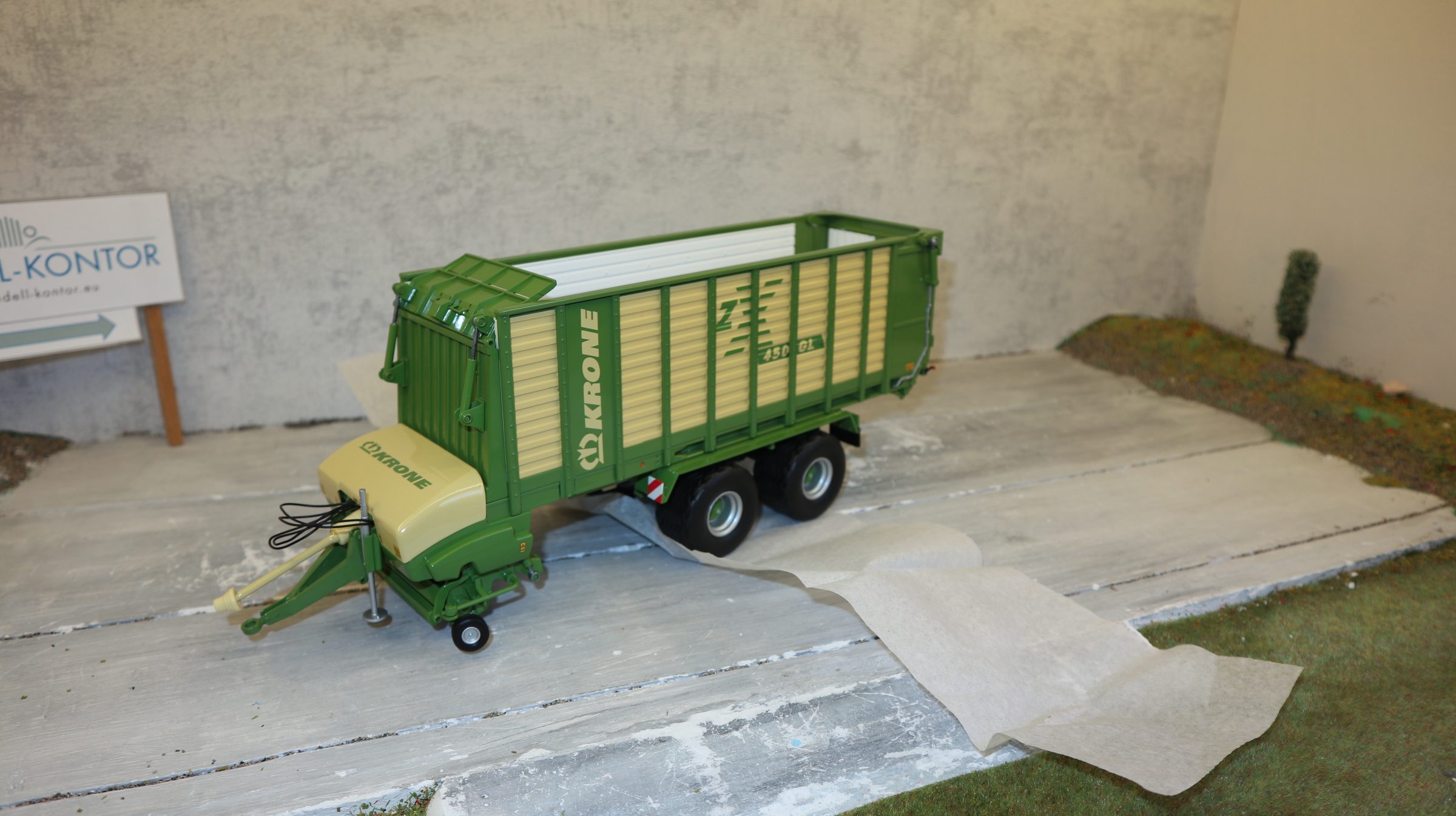 Wiking 077302 in 1:32,  KRONE Ladewagen ZX 450 GL, NEU in OVP