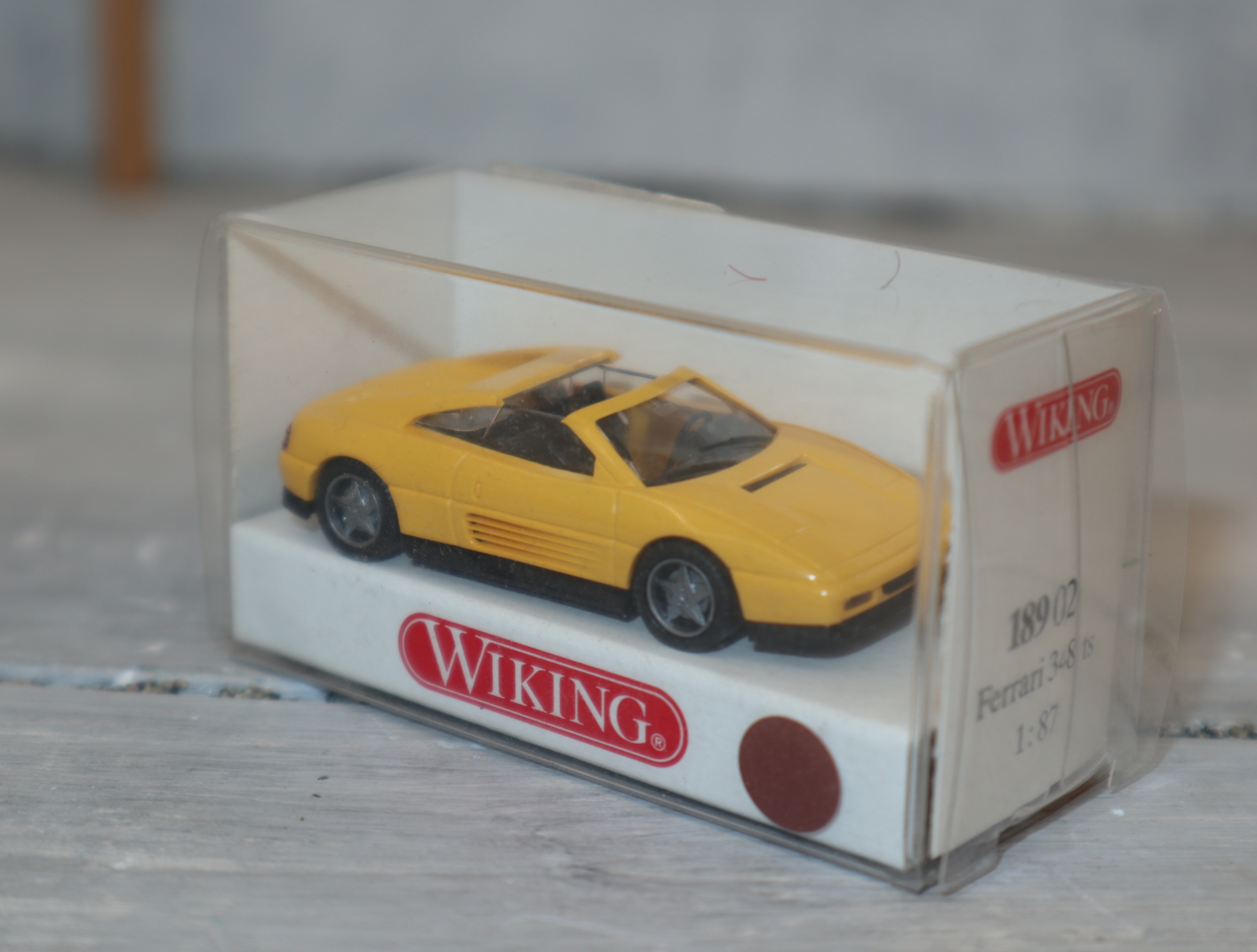 Wiking 18902 1:87 Ferrari 348 TS in gelb OVP