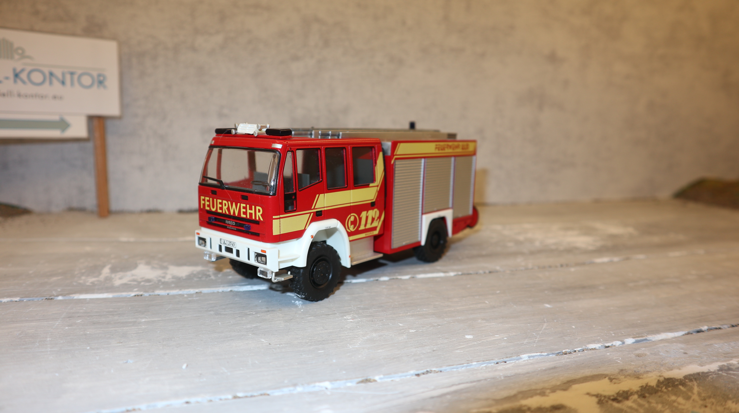 Cursor in 1:43, IVECO LF 16/12, Werbemodel IVECO Magirus, NEU in OVP