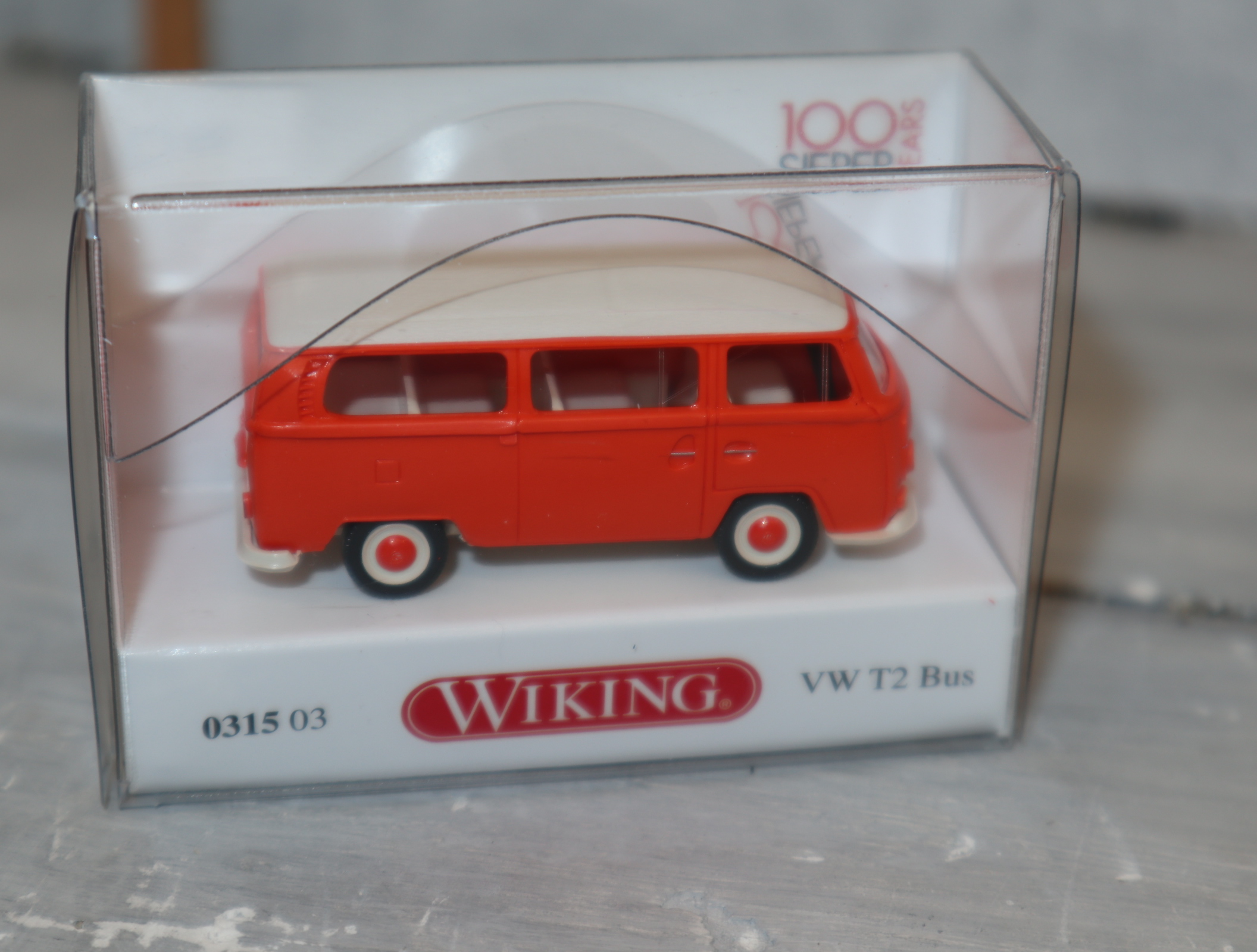 Wiking 031503 in 1:87 VW T2 Bus "100-Jahre-Sieper", Neu in OVP