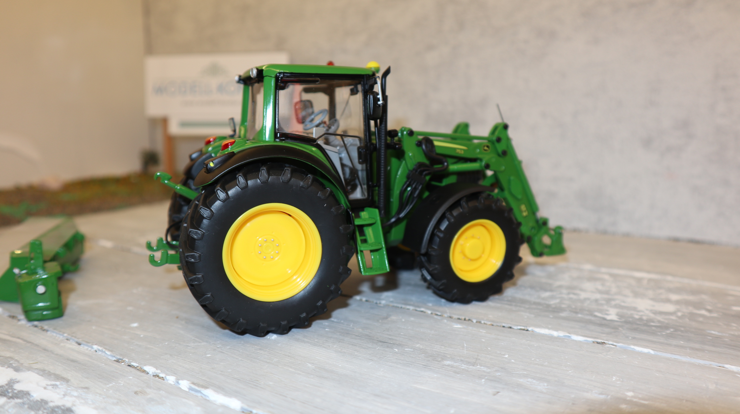 Wiking 077309 in 1:32,  John Deere 7430 mit Frontlader, NEU in OVP