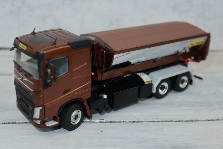 WSI 02-2192 in 1:50, VOLVO FH4, Abroller PALFINGER mit Thermomulde, NEU in OVP