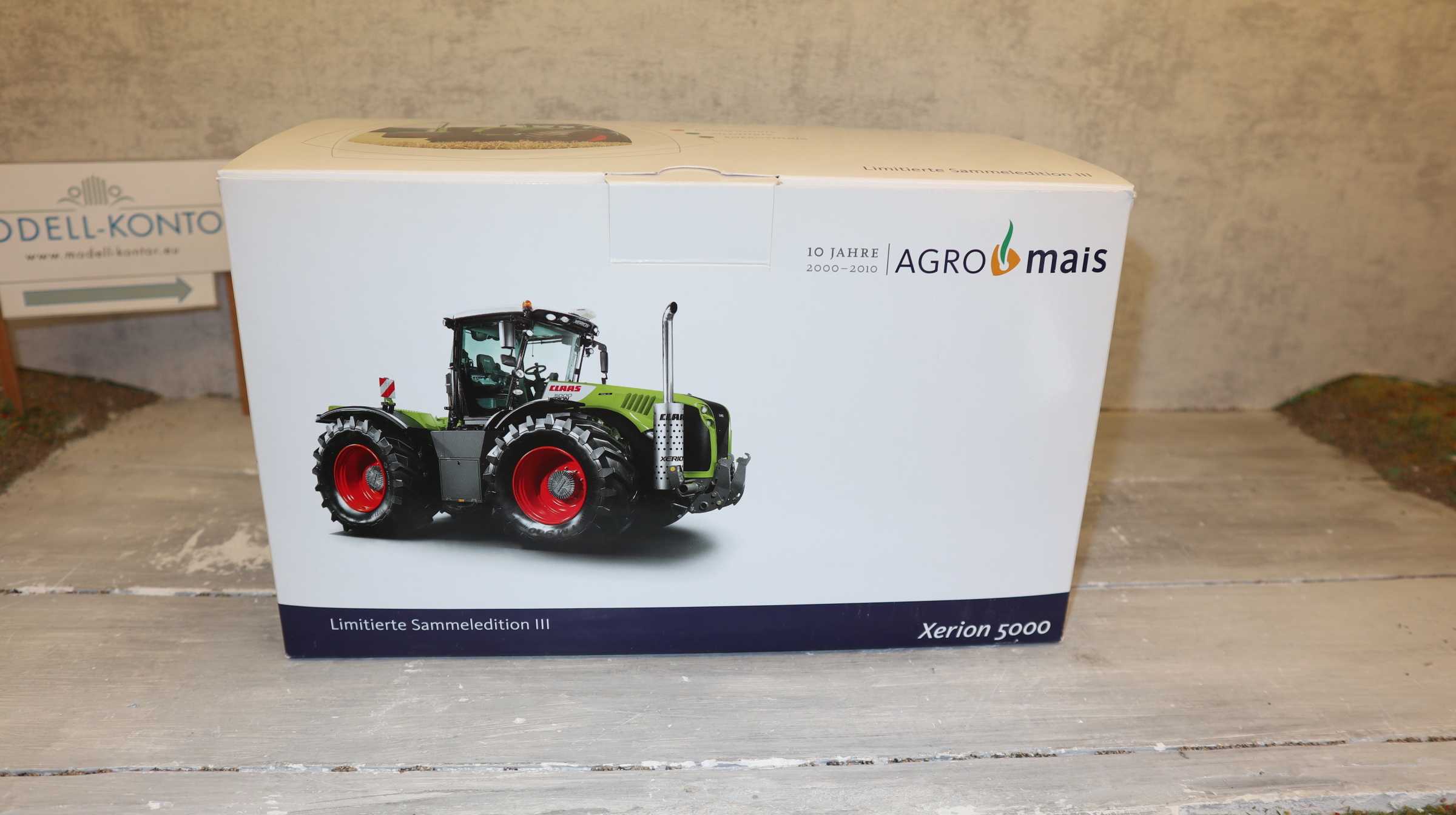 Wiking 077308 in 1:32,  Claas Xerion 5000 Edition AGROmais, NEU in OVP