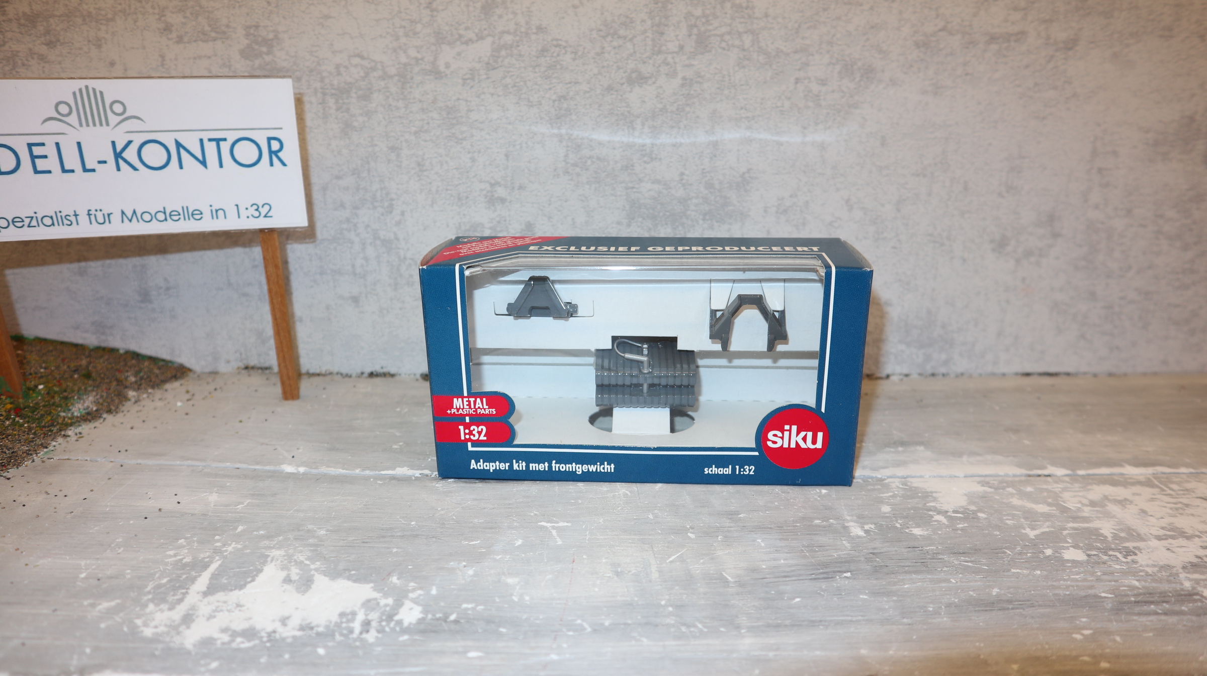 Siku 3095 in 1:32, Frontgewicht-Set GRAU, NEU in OVP