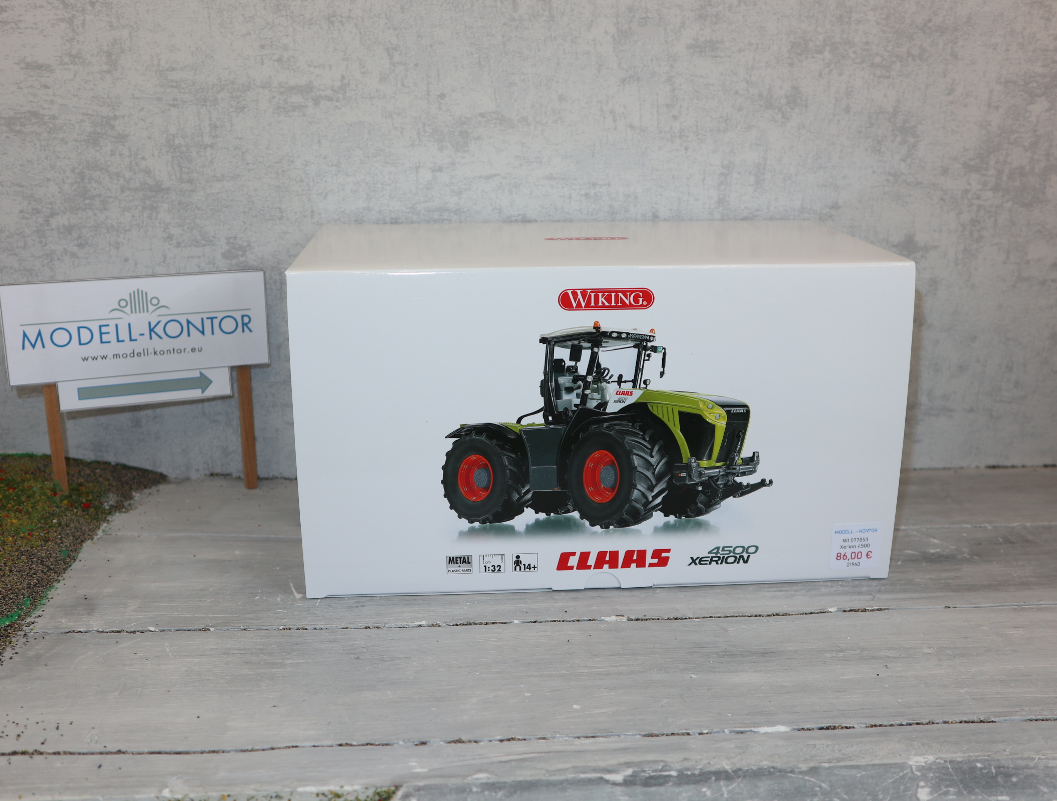 WIKING 077853 in 1:32 Claas Xerion 4500 in OVP