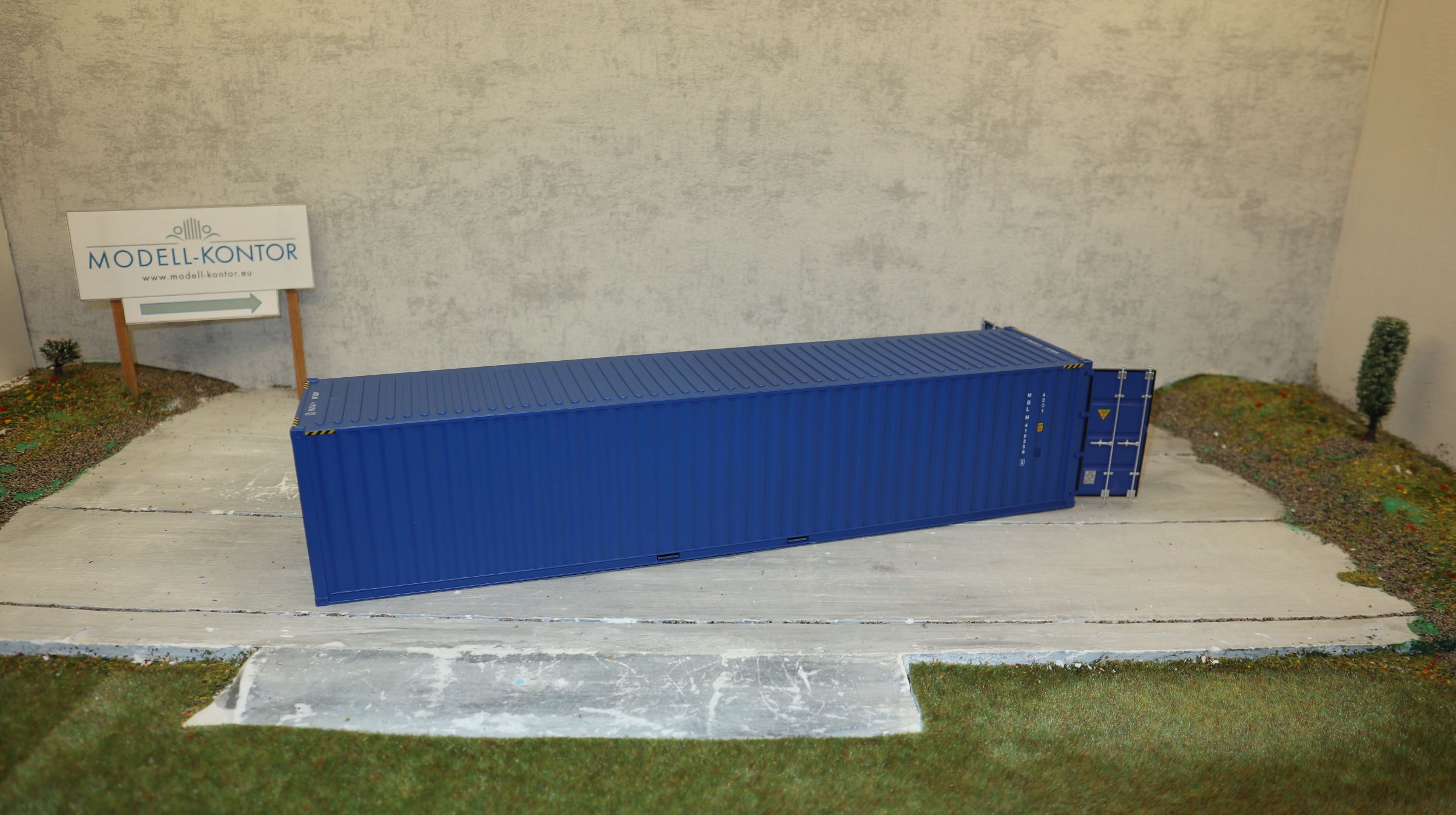 MarGe 2324-01 in 1:32, 40 Fuß See-Container in blau,  NEU in OVP