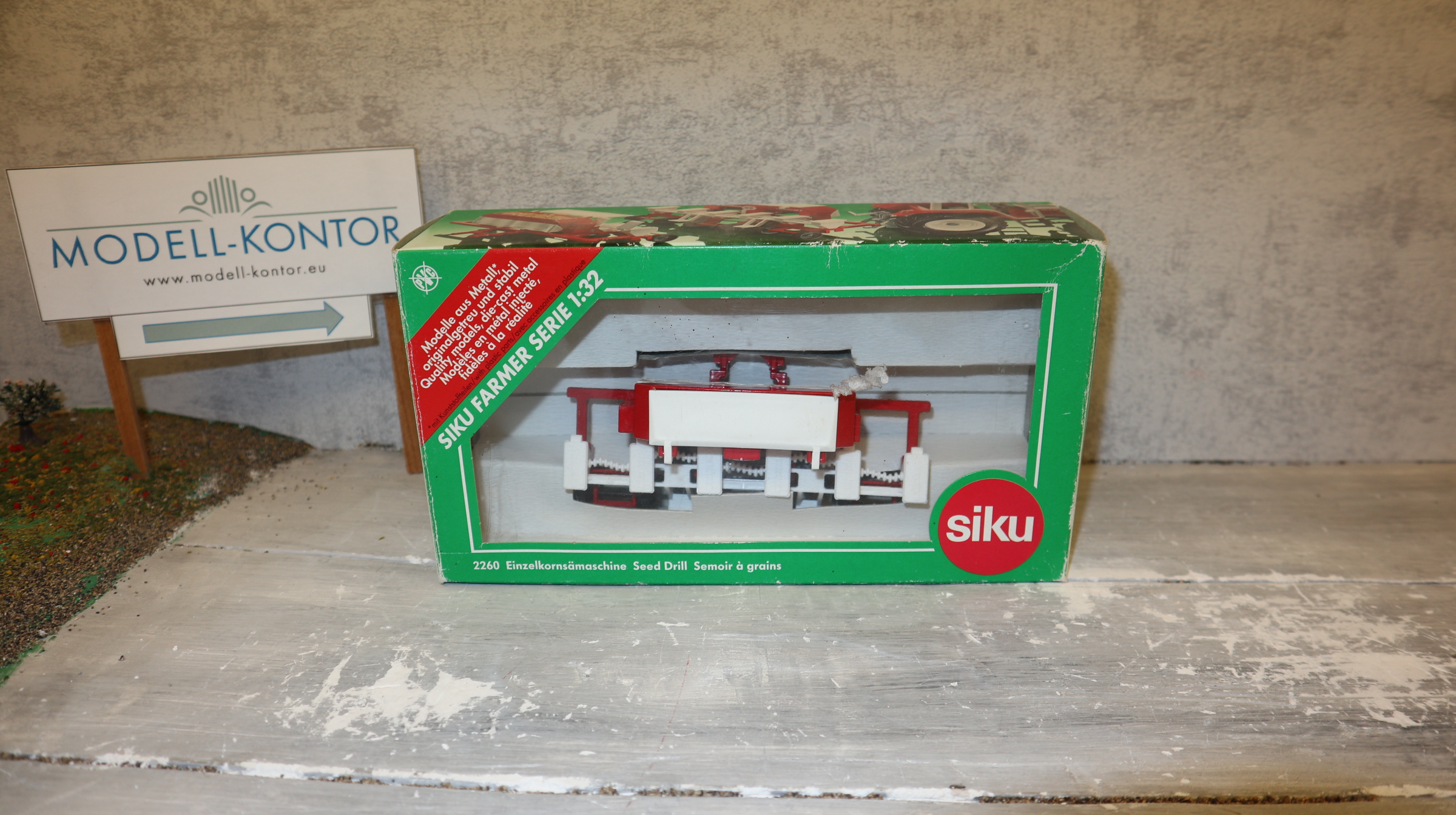 Siku 2260 in 1:32, Einzelkornsähmaschine , NEU in OVP