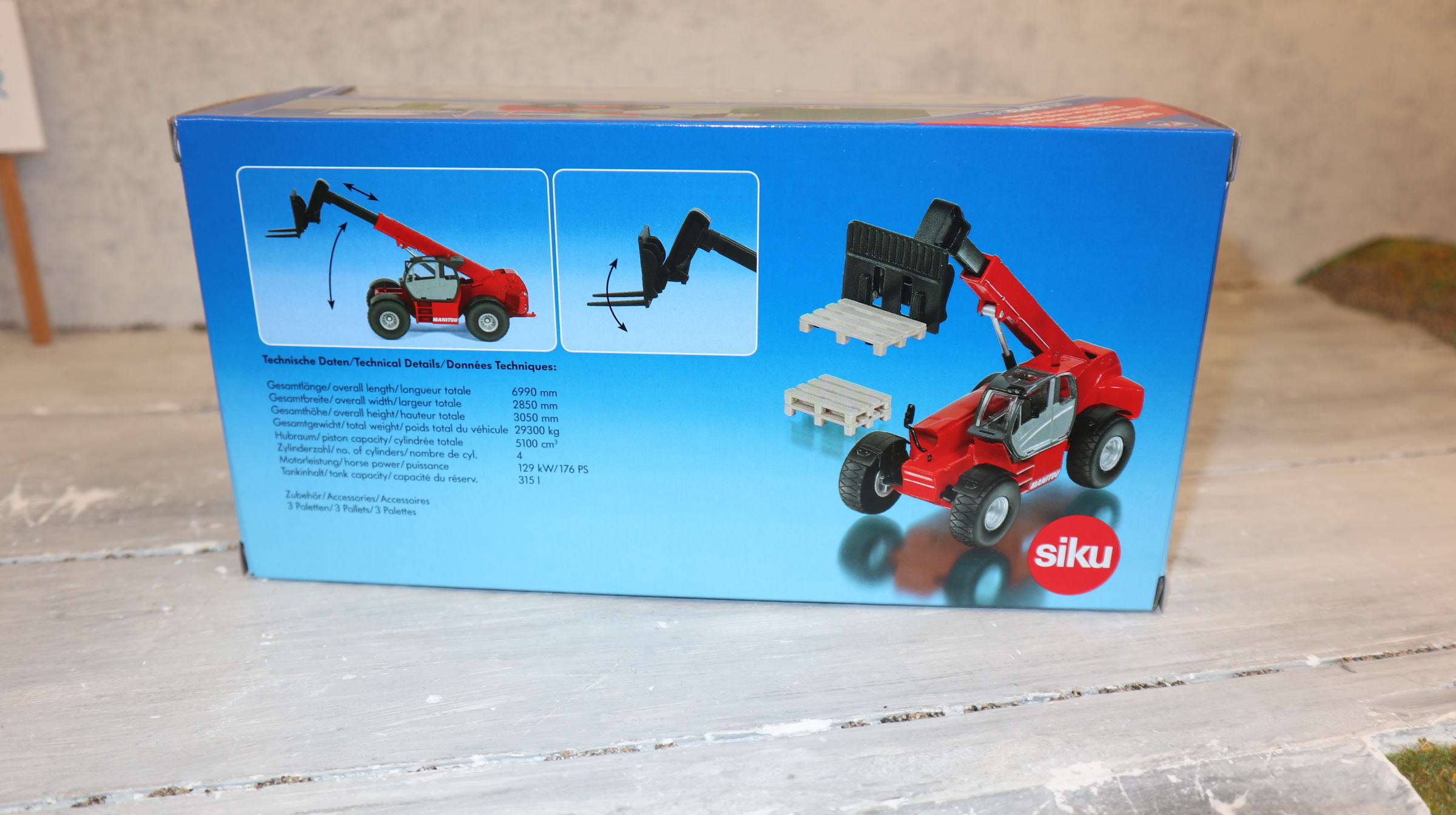 Siku 3507 in 1:50 , Manitou MHT 10230 Teleskoplader,