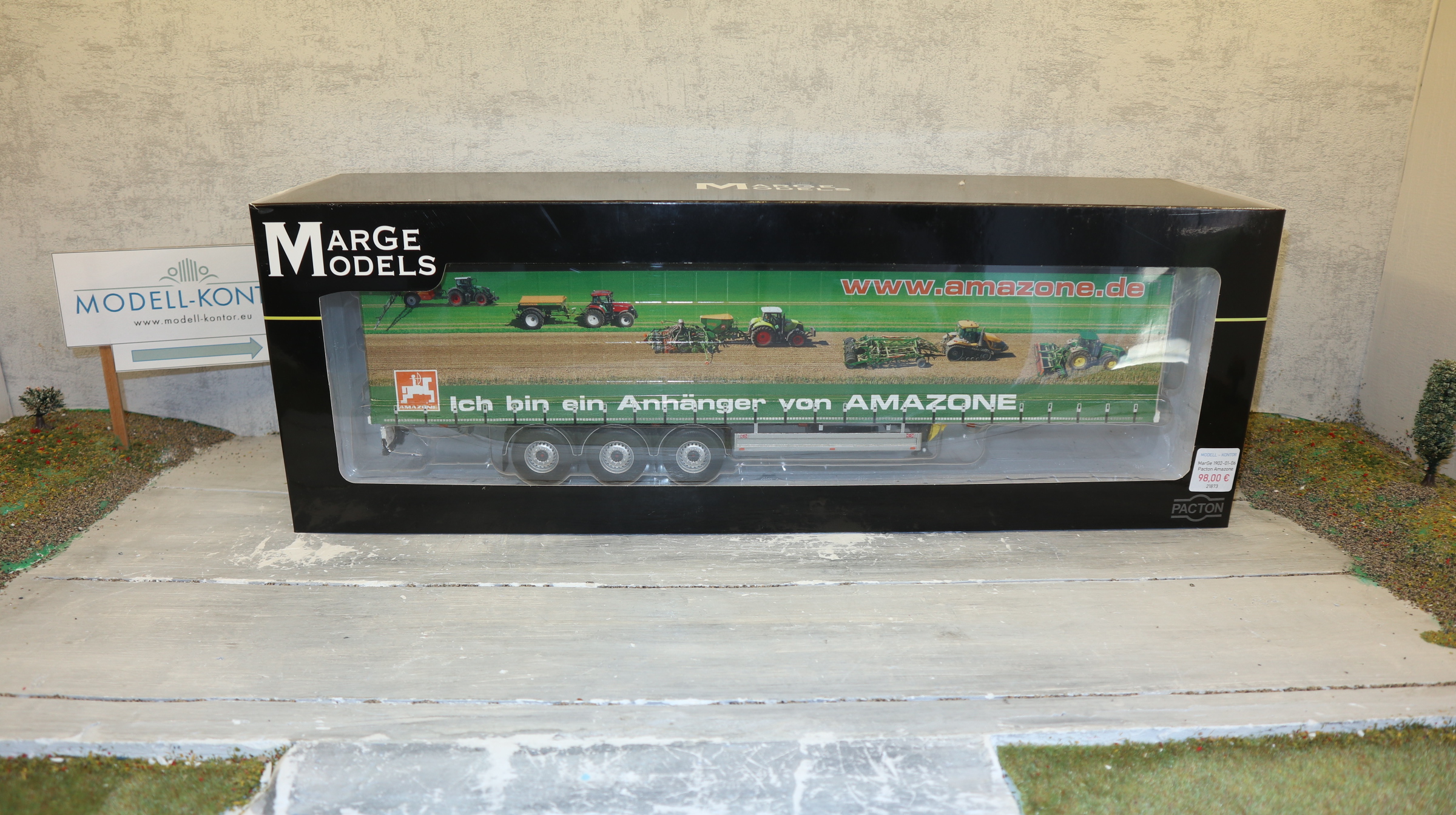 MarGe 1902-01-06 in 1:32, Pacton Curtainsider  Edition AMAZONE, NEU in OVP