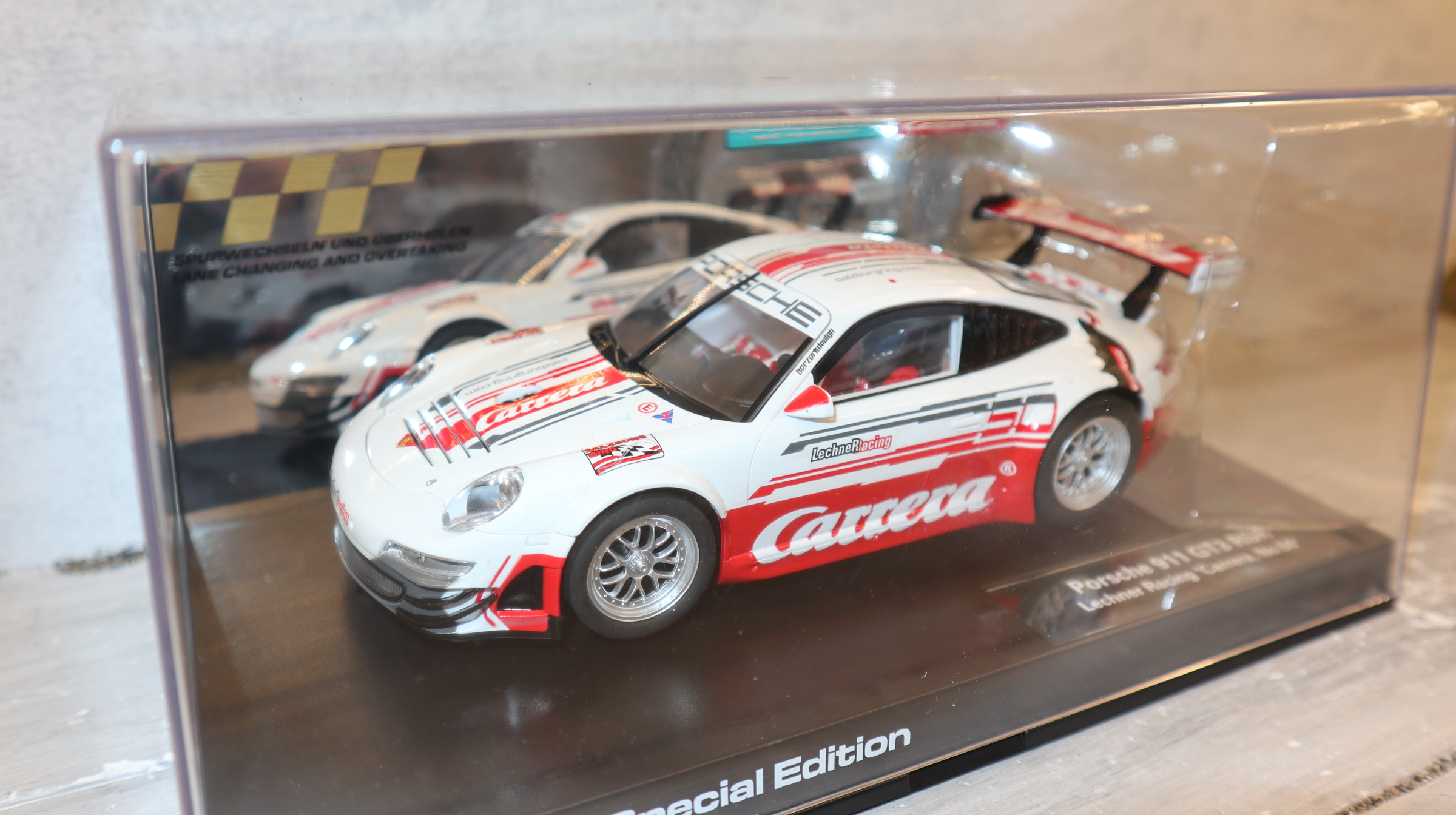 Carrera 23853 in 1:24, Porsche 911 GT3 RSR "Lechner Racing Carrera No.50", versiegelt, NEU in OVP