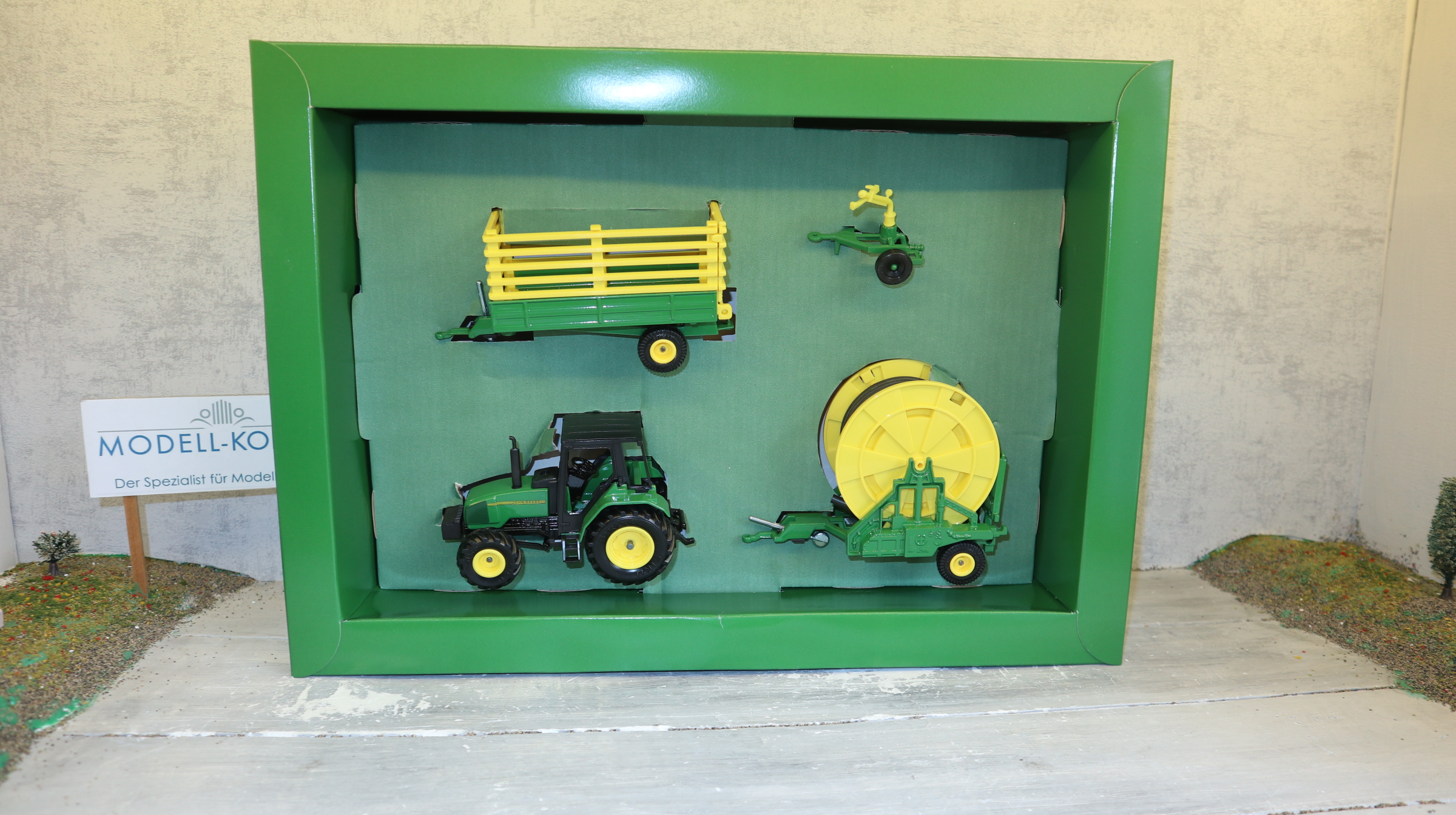 Siku Set 6351 in 1:32,  John-Deere Farben Sonderset , NEU in OVP