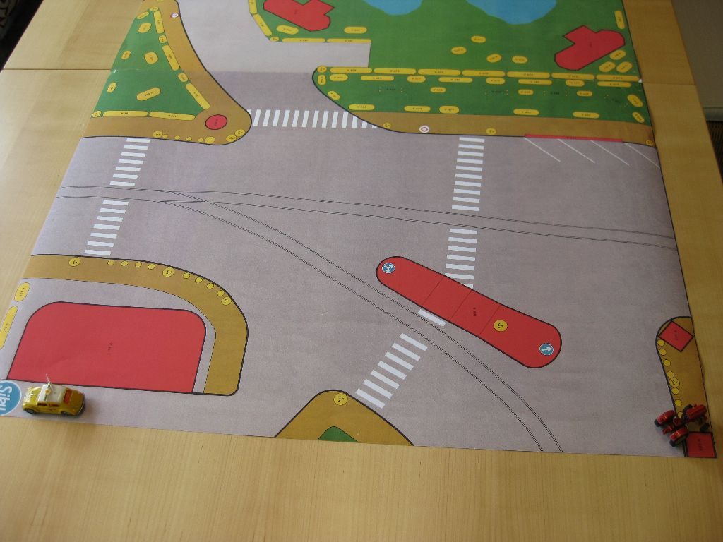 Siku V639 Verkehrsplan als Reprodruck auf schwerem Papier beide Seiten