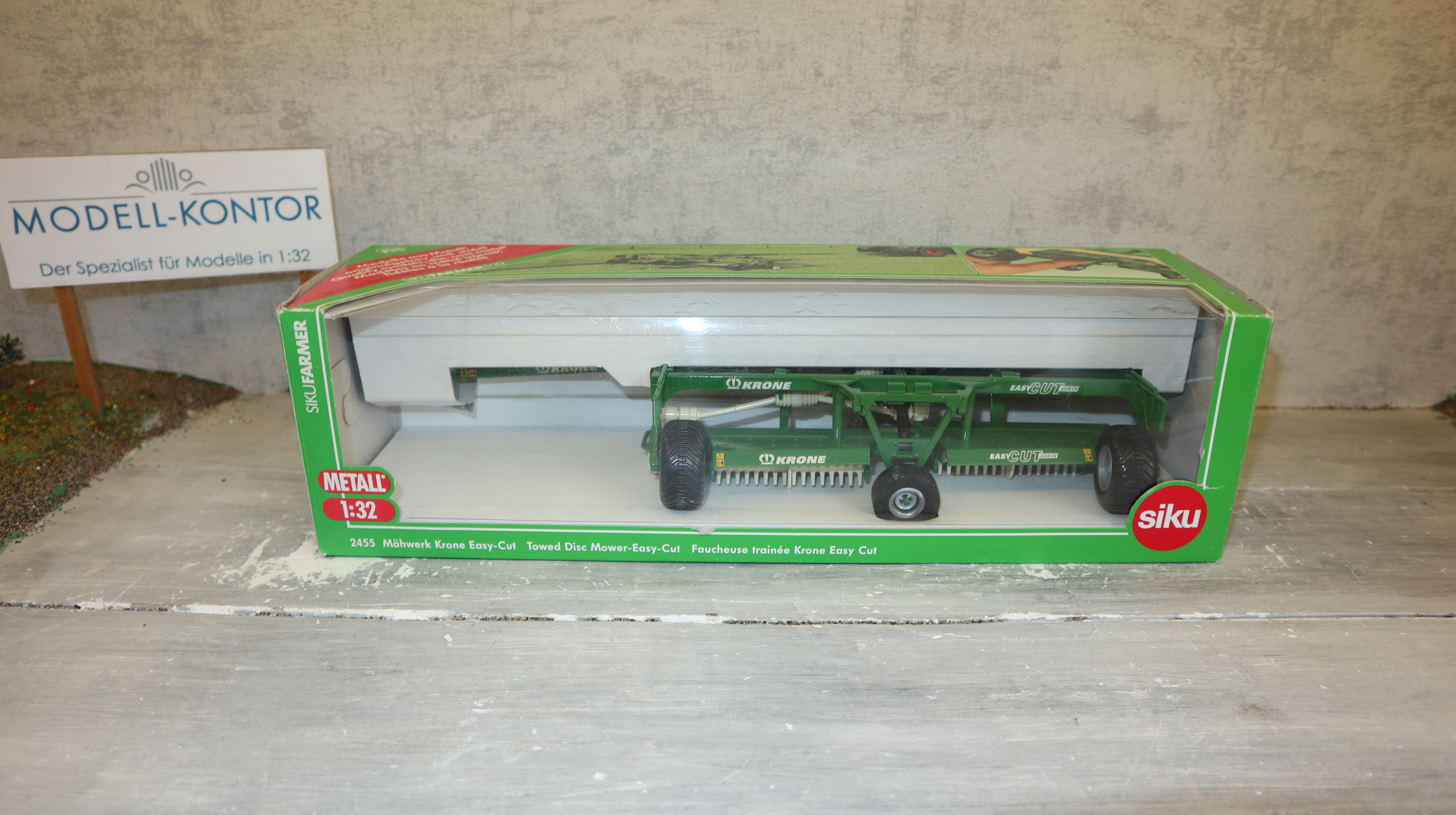 Siku 2455 in 1:32,  KRONE Easy-Cut Mähwerk, NEU in OVP