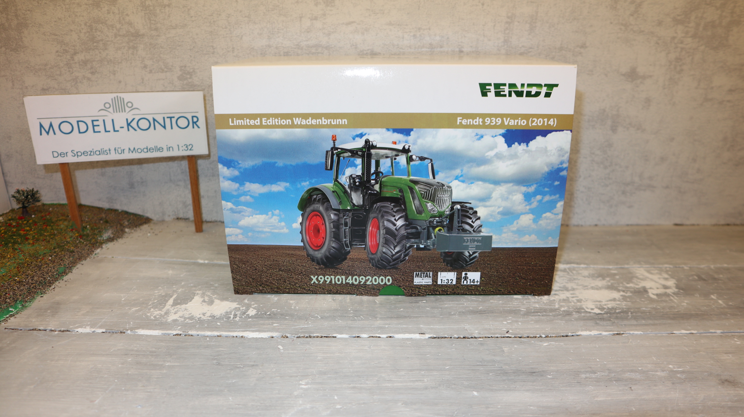 Wiking X991014092000 in 1:32,  Fendt 939 Vario 2014 Wadenbrunn, NEU in OVP