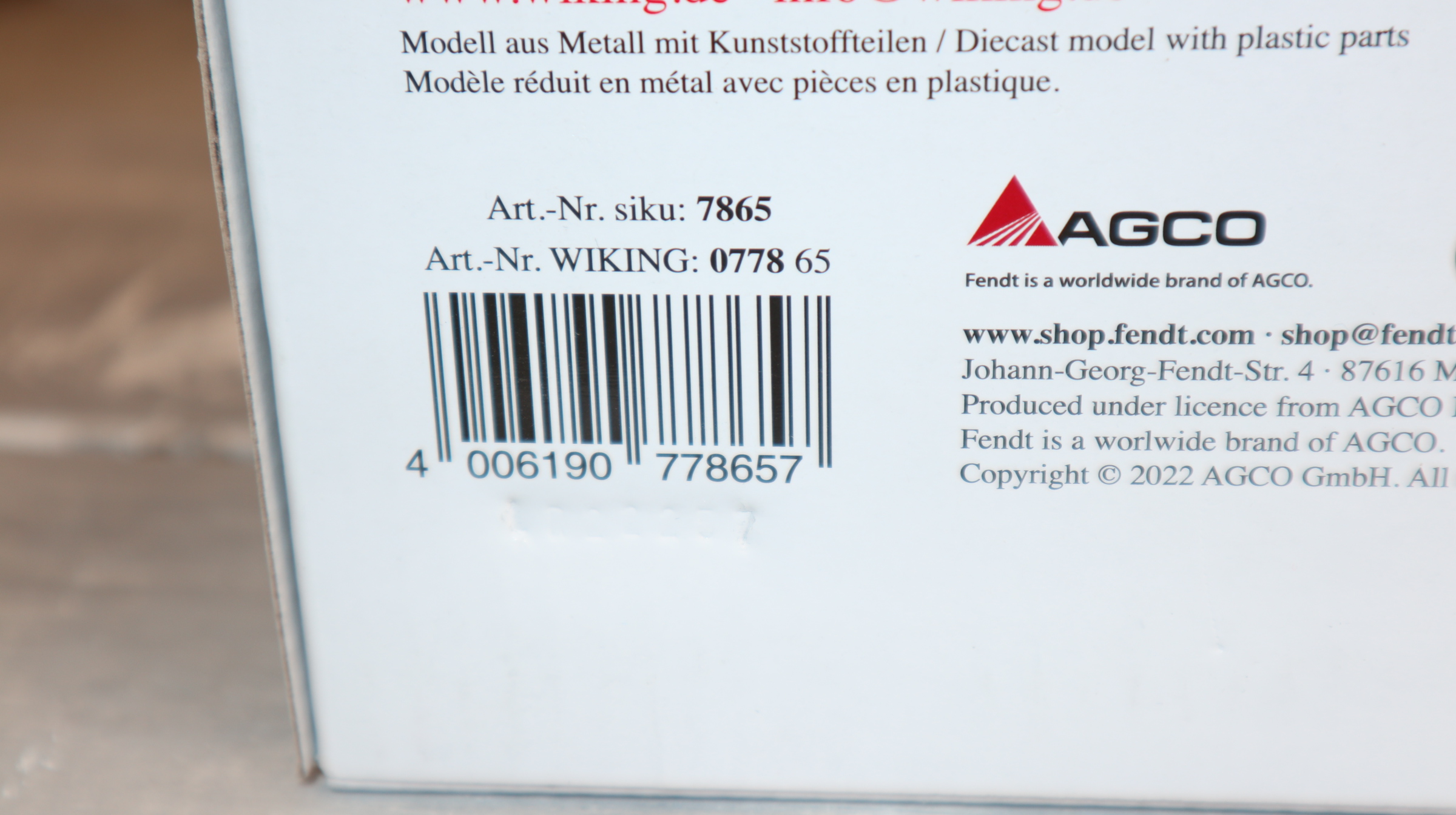 WIKING 077865 in 1:32, Fendt 942 TRAKTORADO 2023,  NEU in OVP