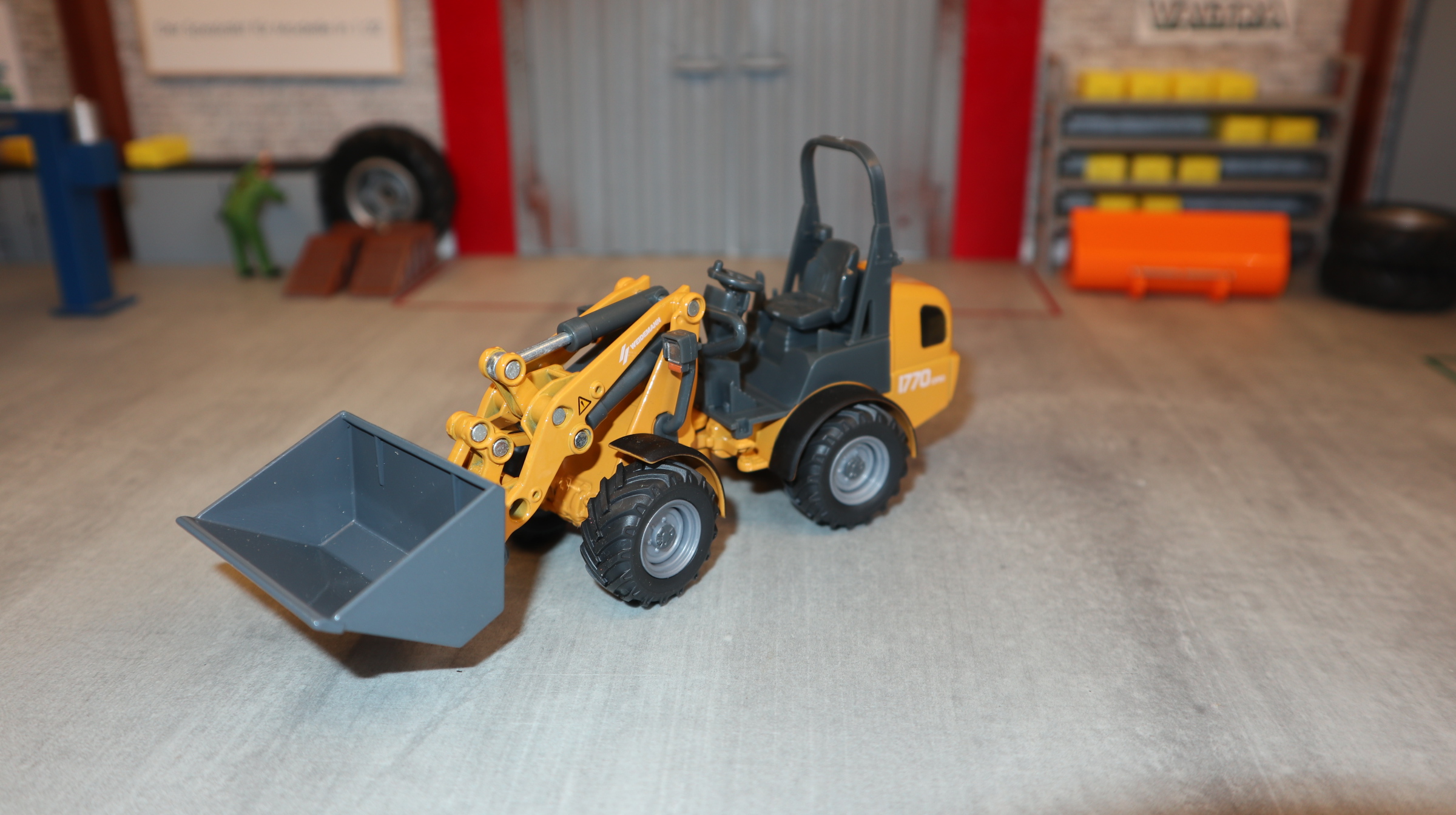 Siku 3059 in 1:32, Weidemann Hoftrac GELB, Sondermodell aus Neuseeland, NEU in OVP