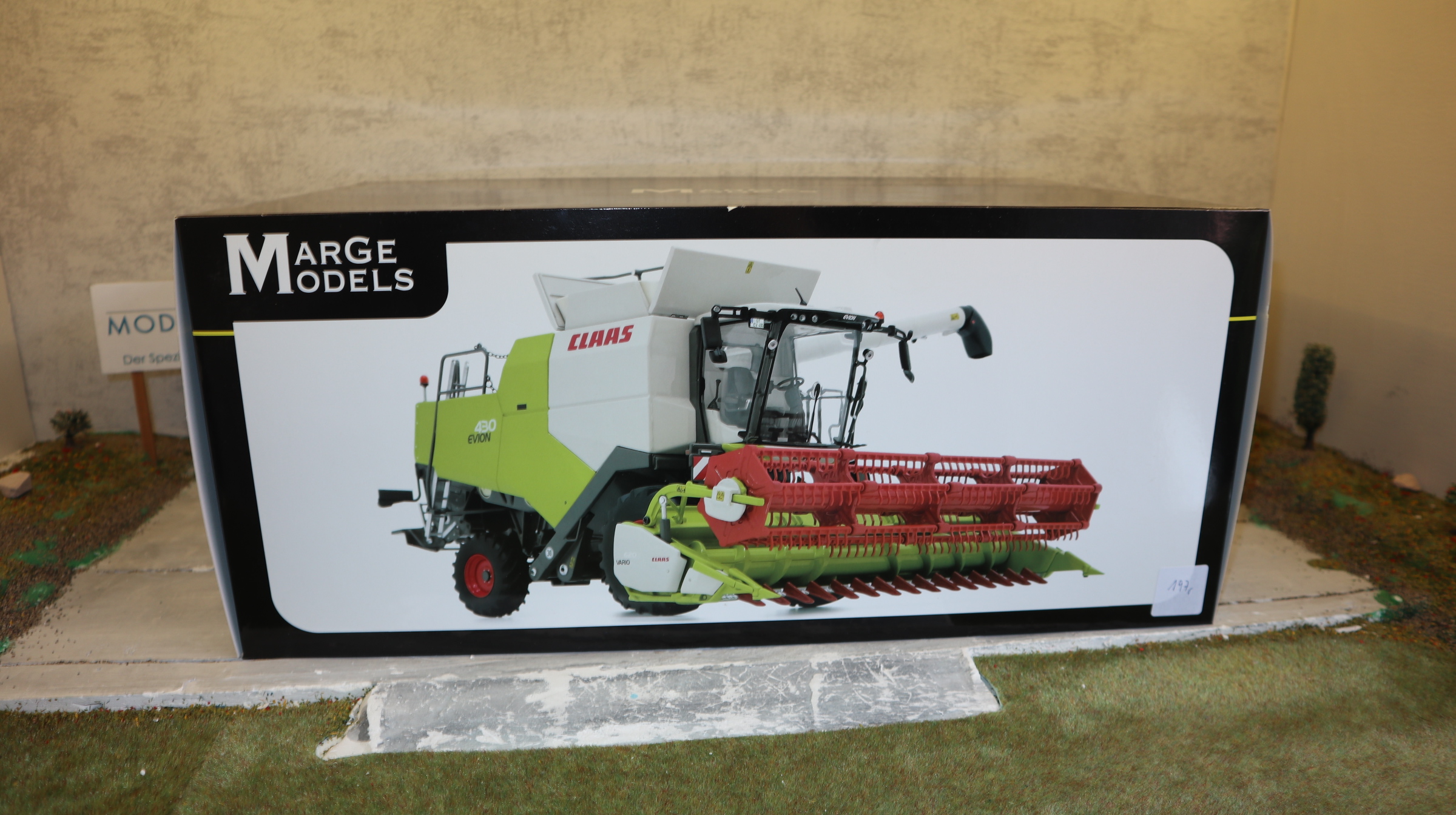 MarGe 2402 in 1:32, Claas Evion 430 mit Vario 620, NEU in OVP