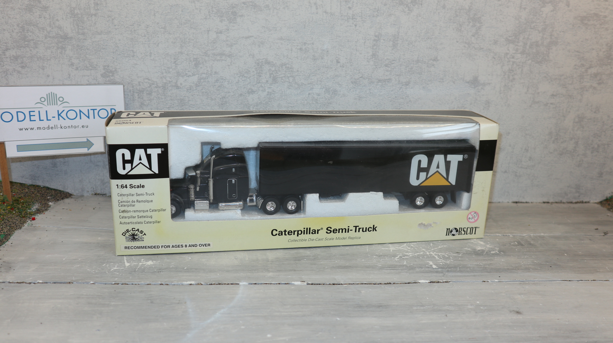 NORSCOT 55054 in 1:64, CATERPILLAR- Sattelzug Sondermodell CAT aus den USA, Neu in OVP