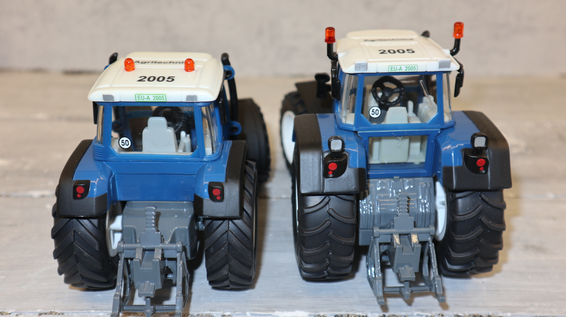 Siku Traktoren-Set in 1:32, Fendt 712 & Fendt 920 in BLAU, Agritechnica 2005,  NEU in OVP