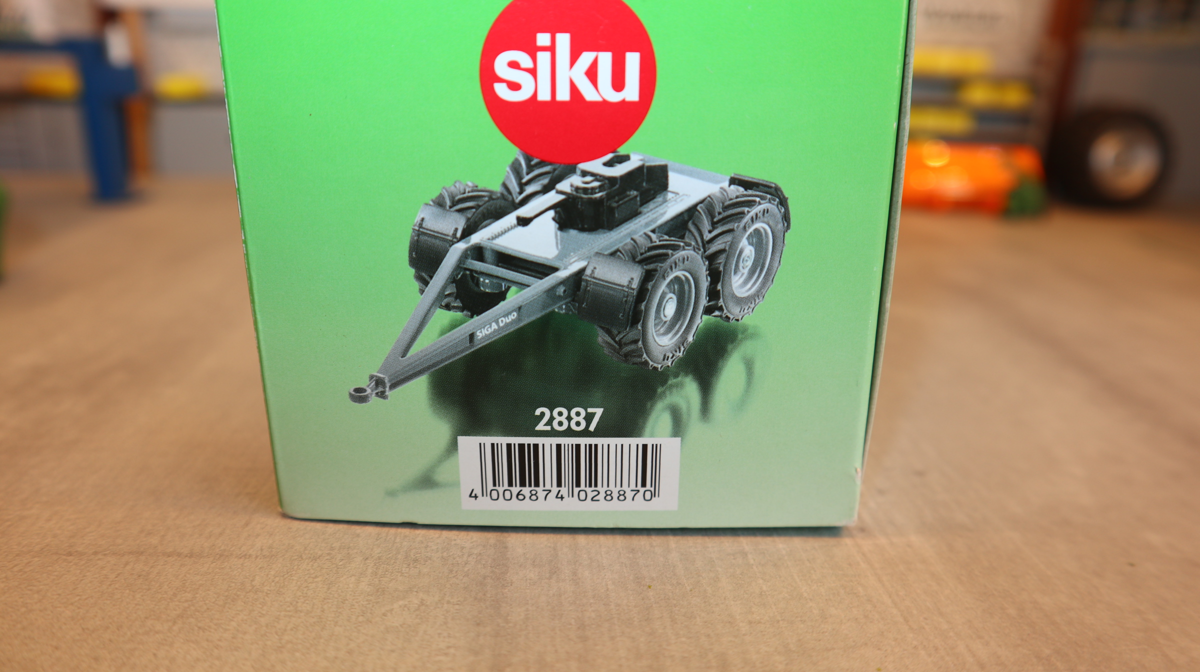 Siku 2887 in 1:32,  Dolly SIGA Duo mit Treckerreifen, NEU in OVP