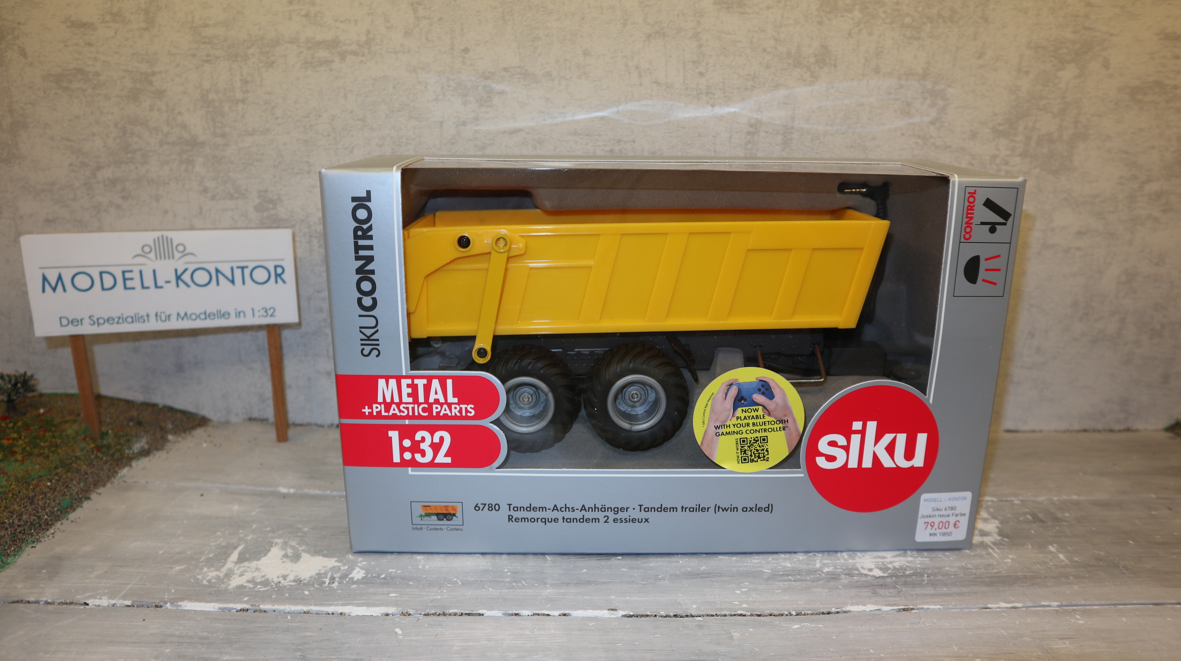 Siku Control 6780 in 1:32,  JOSKIN Kippmulde neue Farben, , Neu in OVP