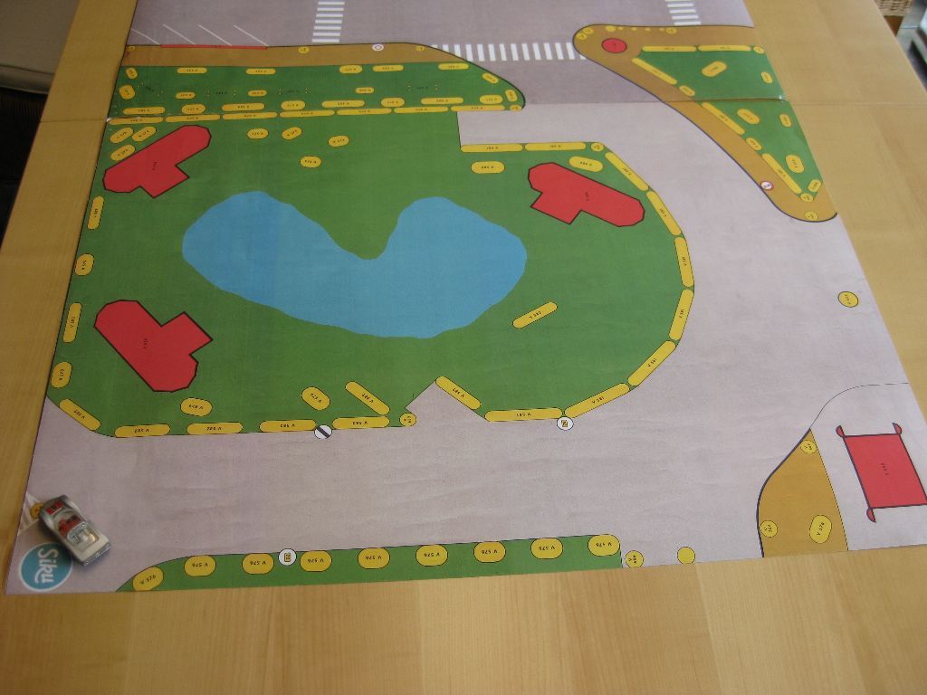 Siku V639 Verkehrsplan als Reprodruck auf schwerem Papier beide Seiten